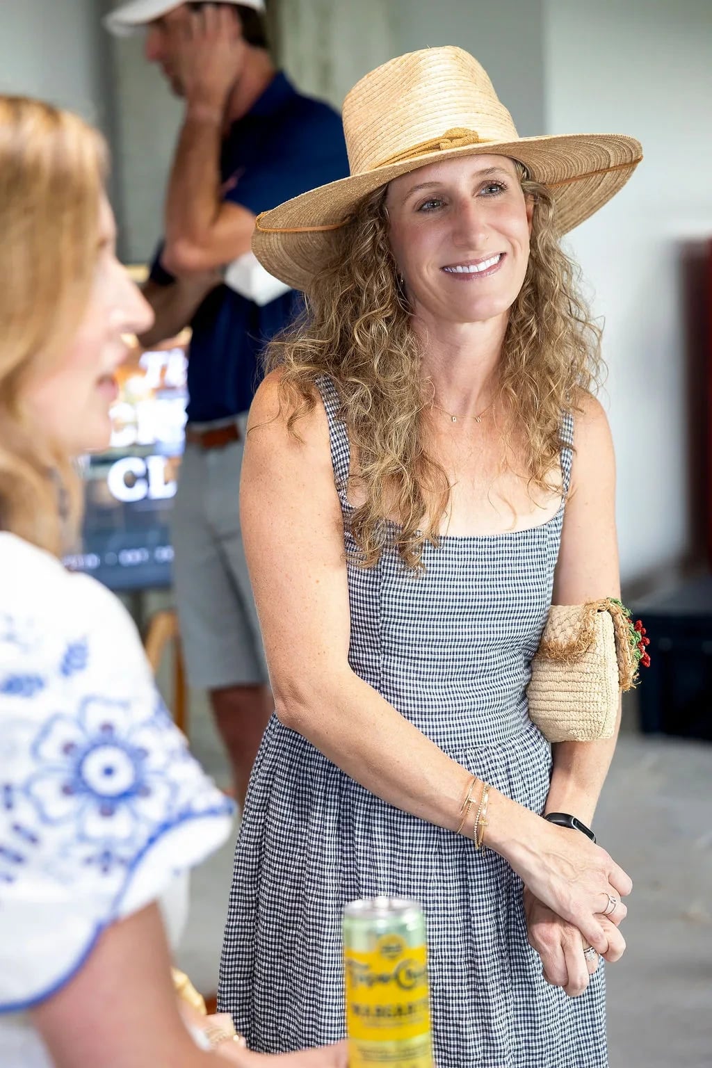Mackenzie members sharing a conversation at the June Cookout