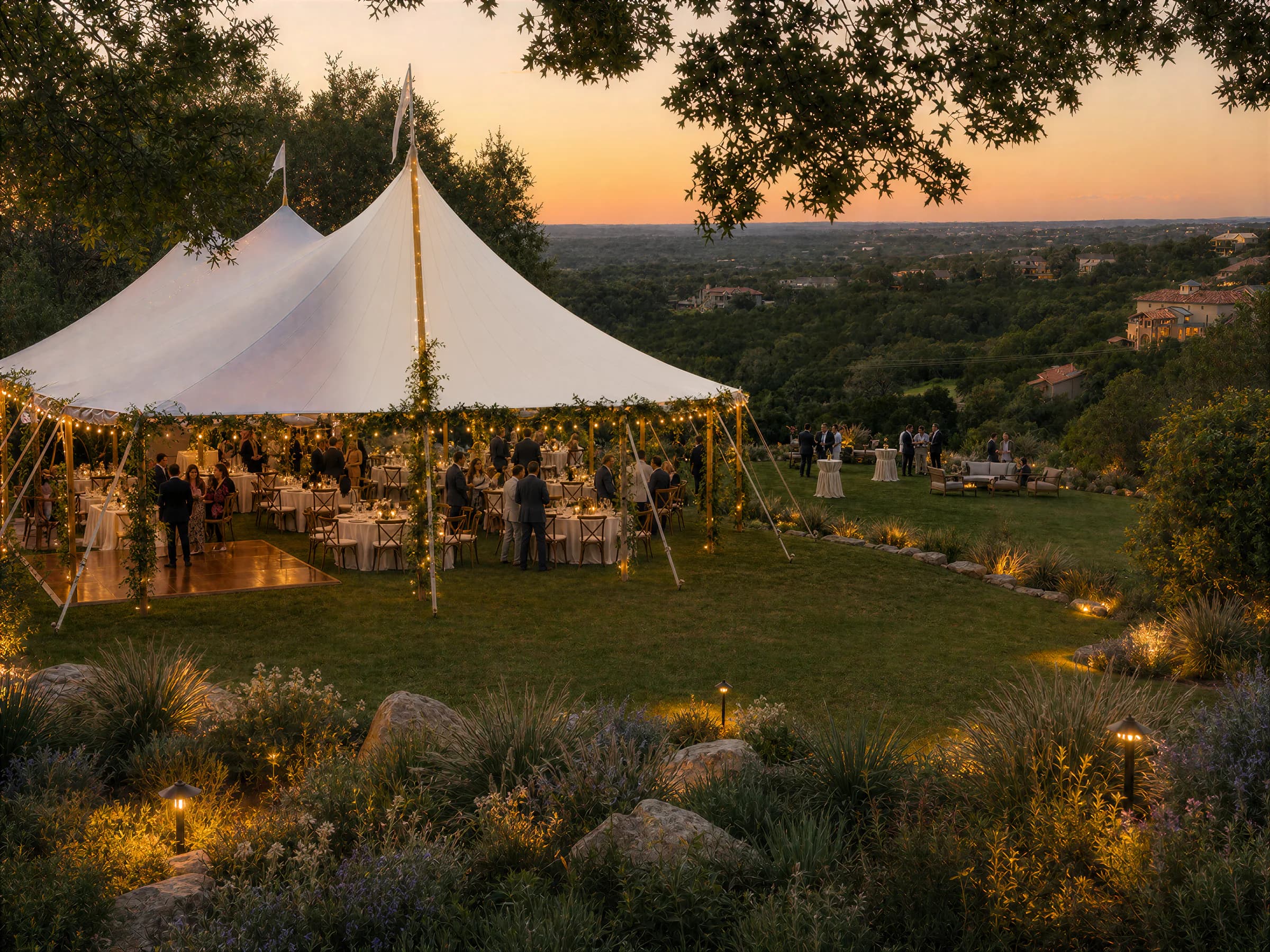 Tented Members Lawn (Architectural Rendering)