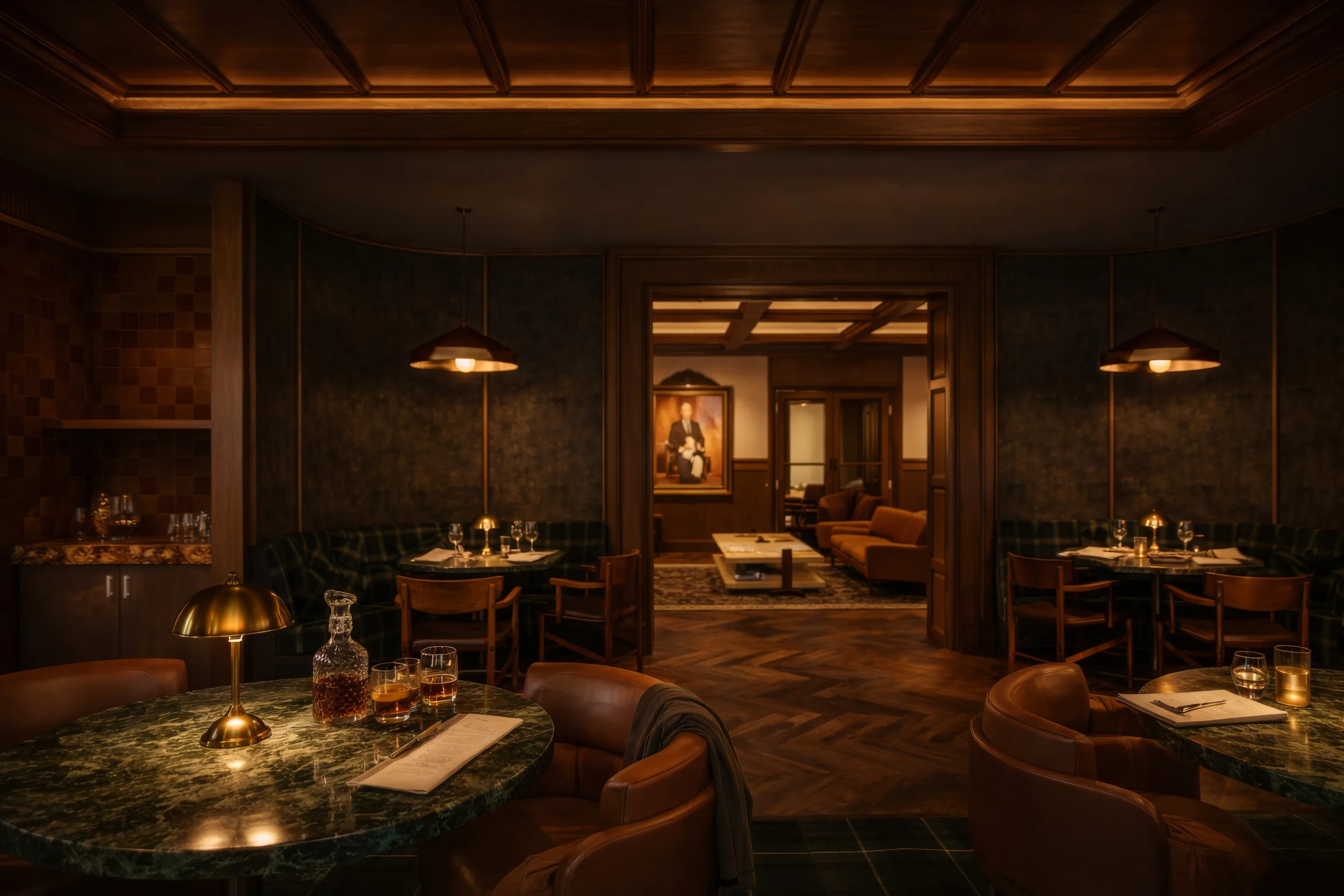Members lounge at The Mackenzie Club