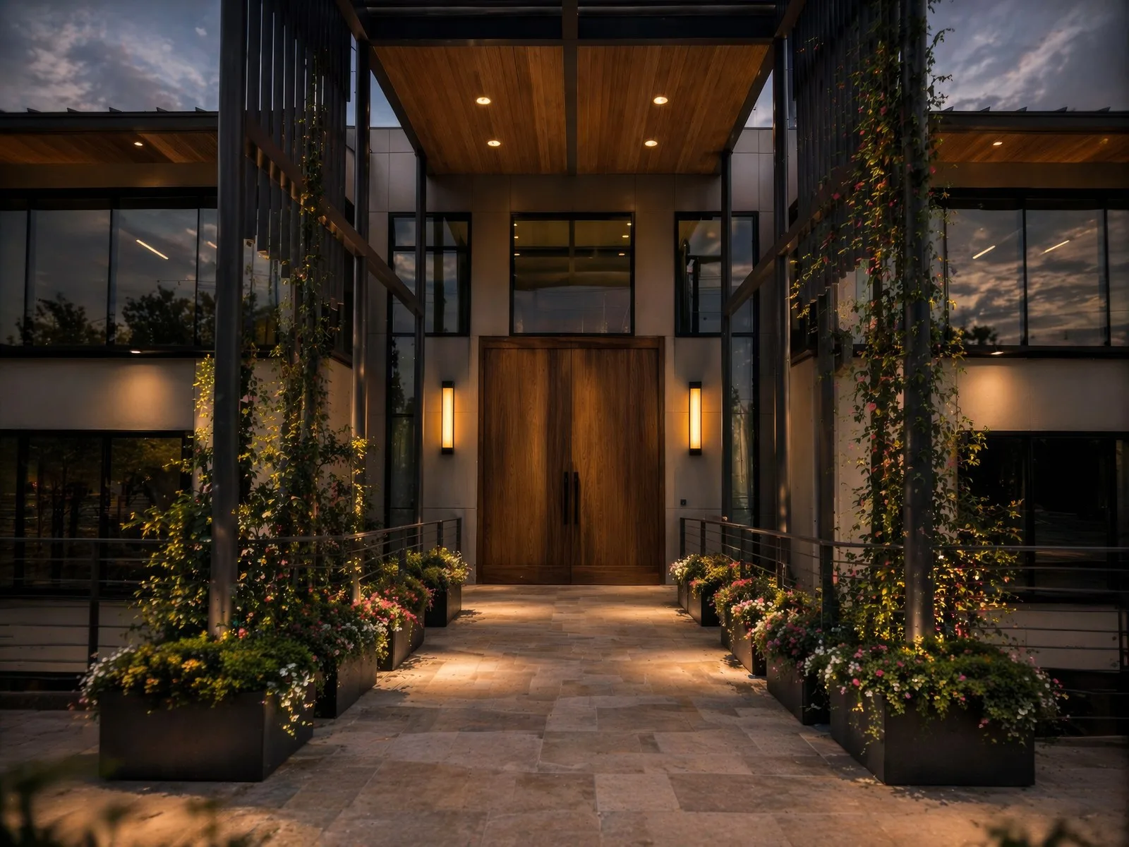Front doors at The Mackenzie Club