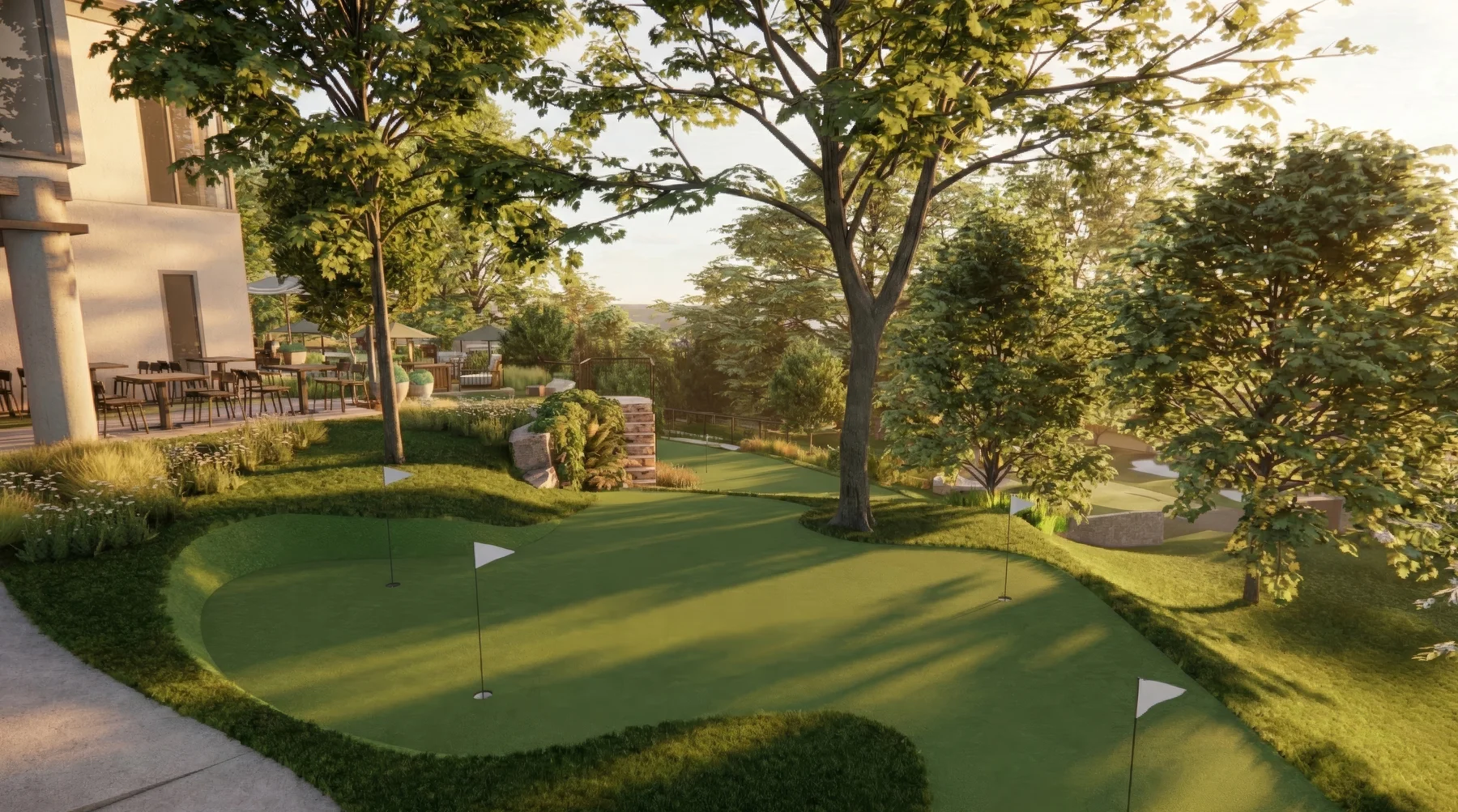 Outdoor Putting Green